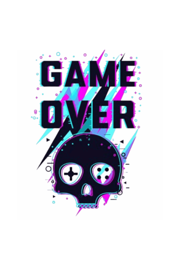 Game Over | Round Neck | Half Sleeve T-Shirt