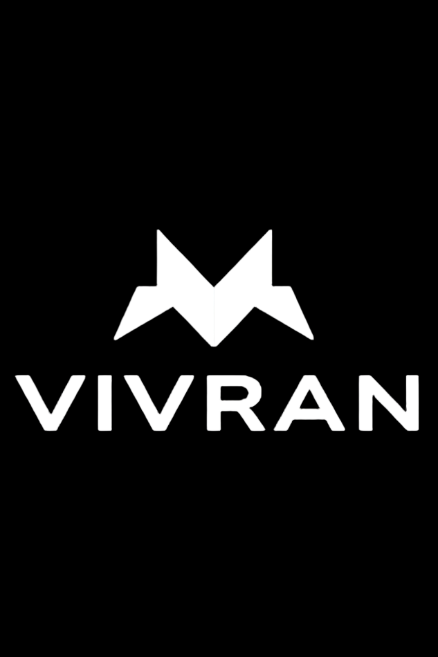 V-Neck Half Sleeve | Plain T-Shirt | Vivran white logo