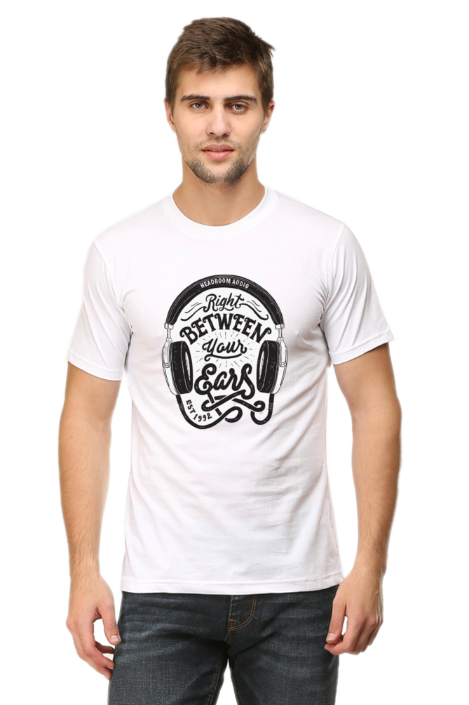 Headphone | Round Neck | Half Sleeve T-Shirt