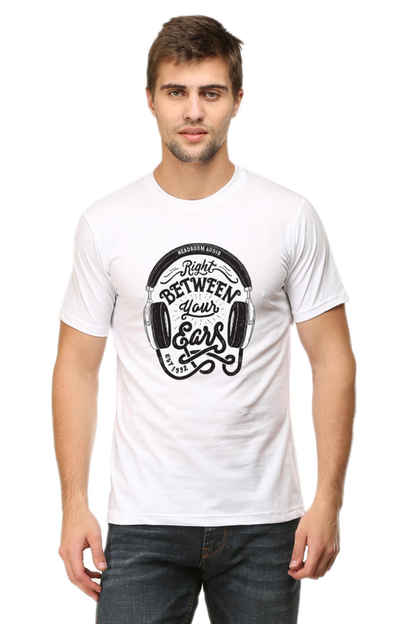 Headphone | Round Neck | Half Sleeve T-Shirt