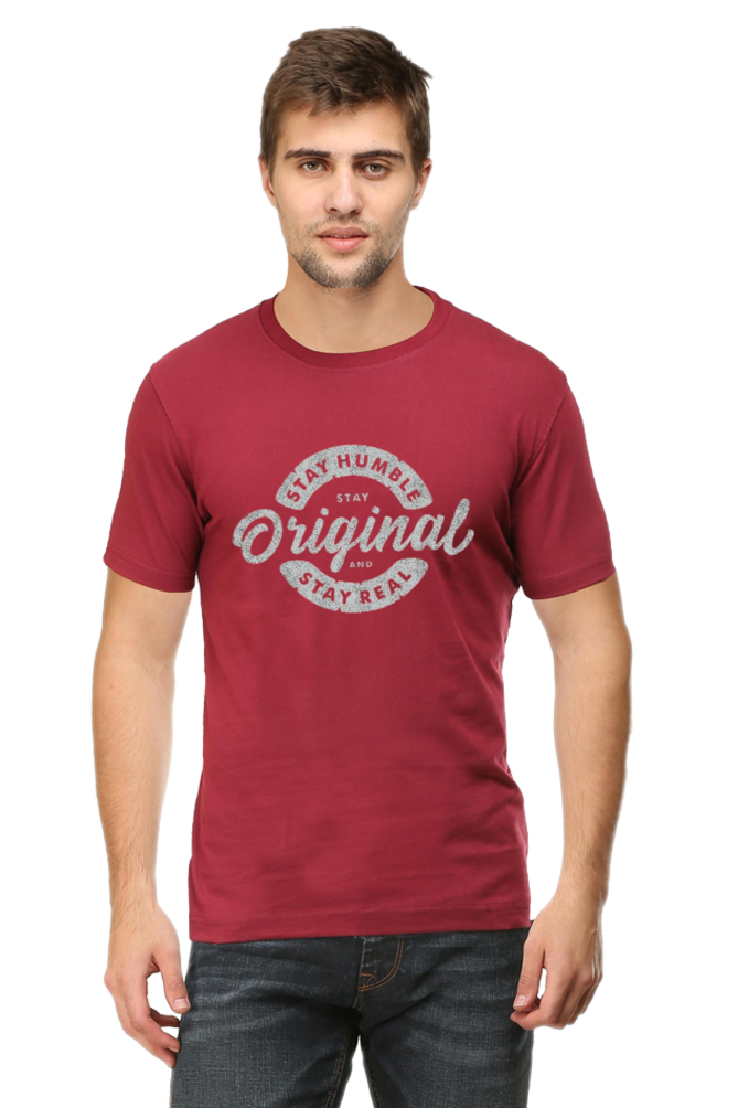 Stay Original | Round Neck | Half Sleeve T-Shirt