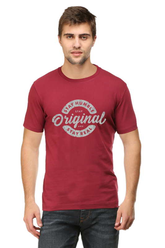 Stay Original | Round Neck | Half Sleeve T-Shirt