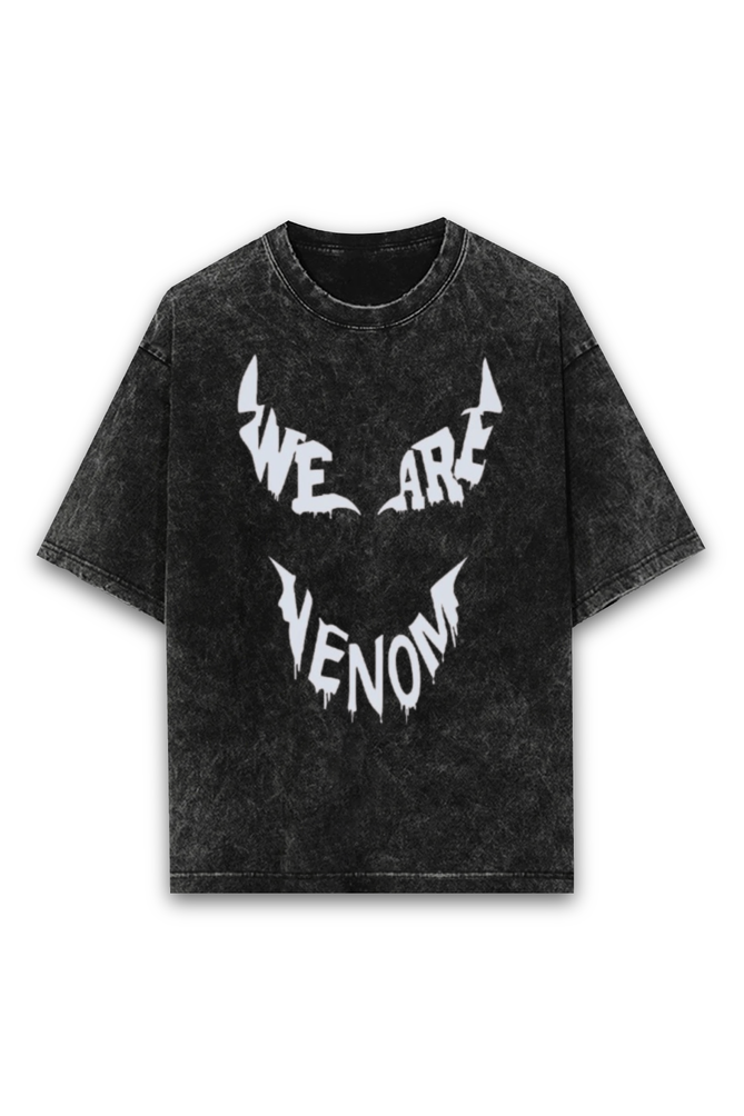 Venom | Acid-Washed Oversized T-Shirt